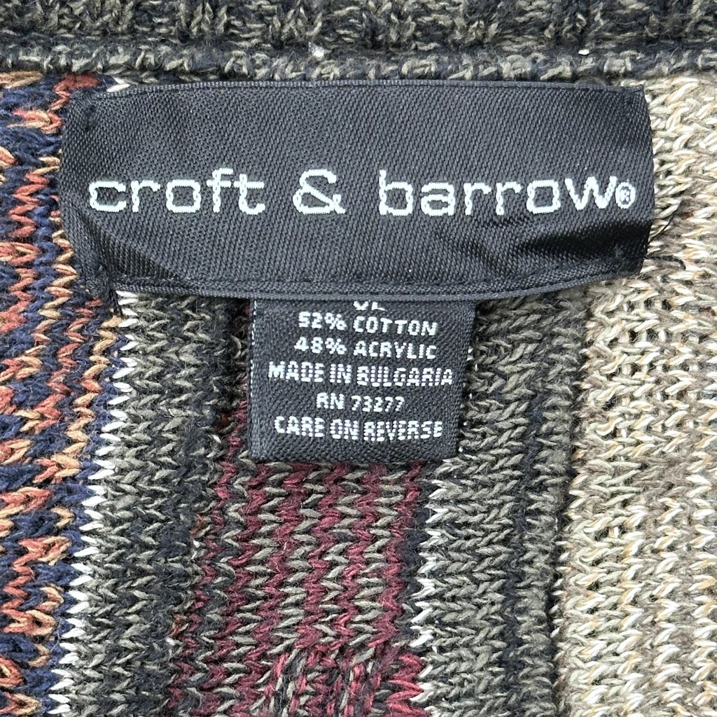 Croft & Barrow Coogi Style 3D Knit Jumper - XL Multicoloured Cotton Blend - Image 3