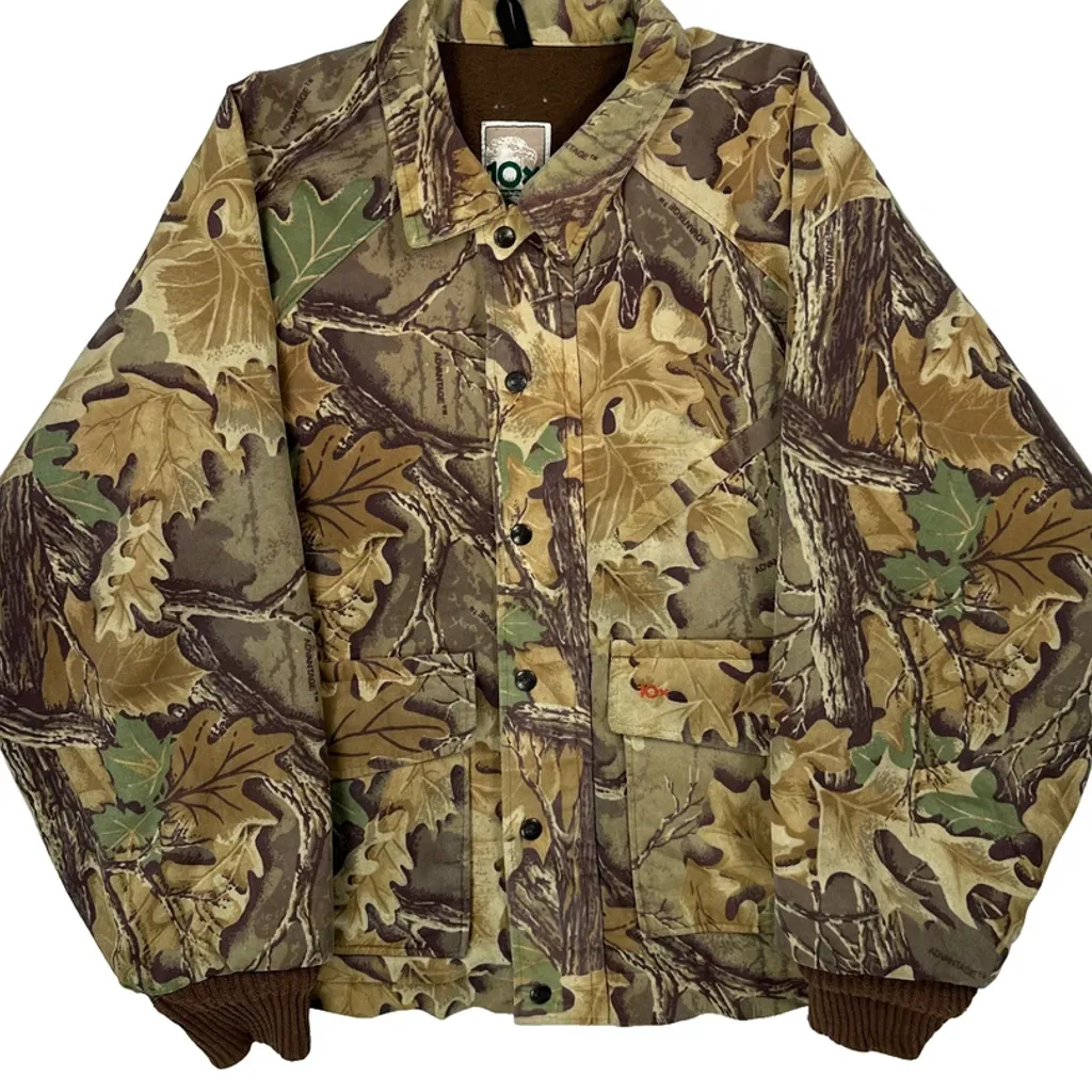 Cropped 10X Detroit Style Camo Jacket - Large Camo Cotton - Image 4