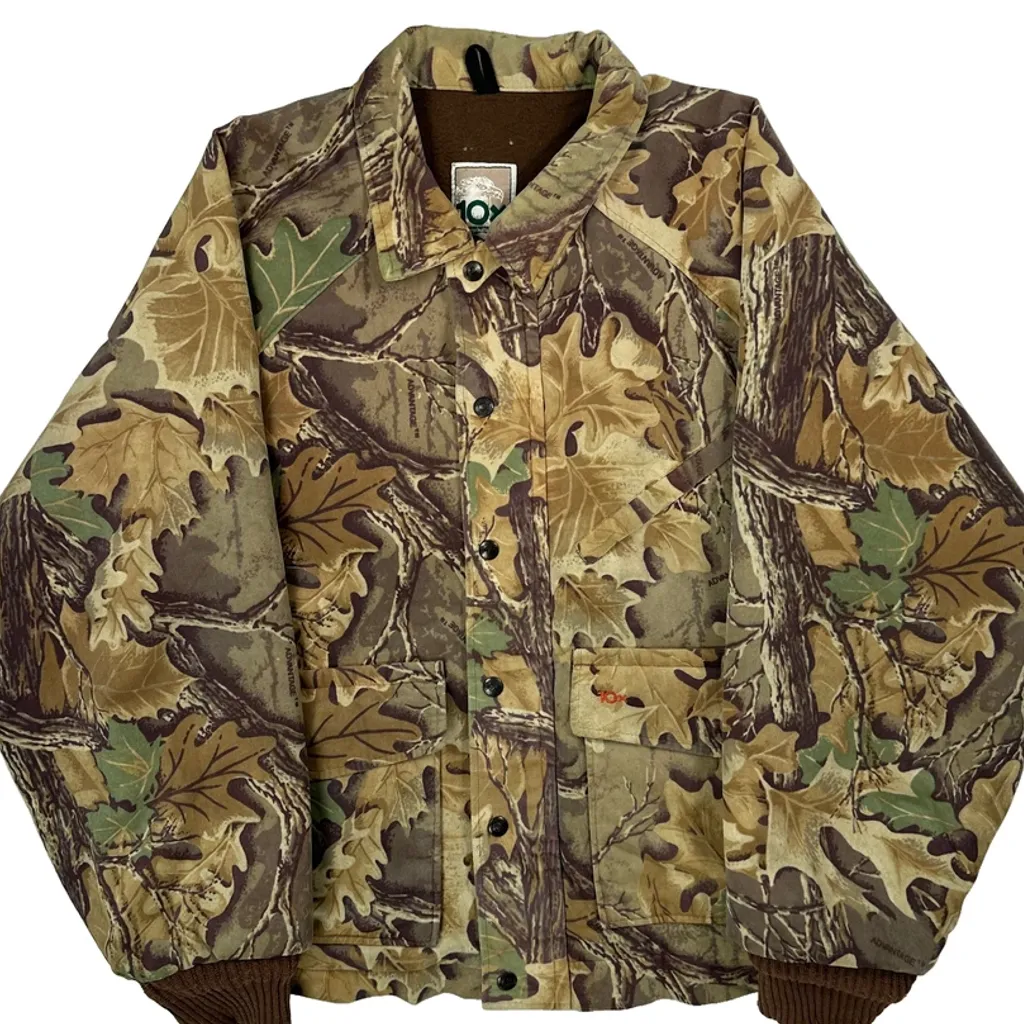 Cropped 10X Detroit Style Camo Jacket - Large Camo Cotton - Image 5