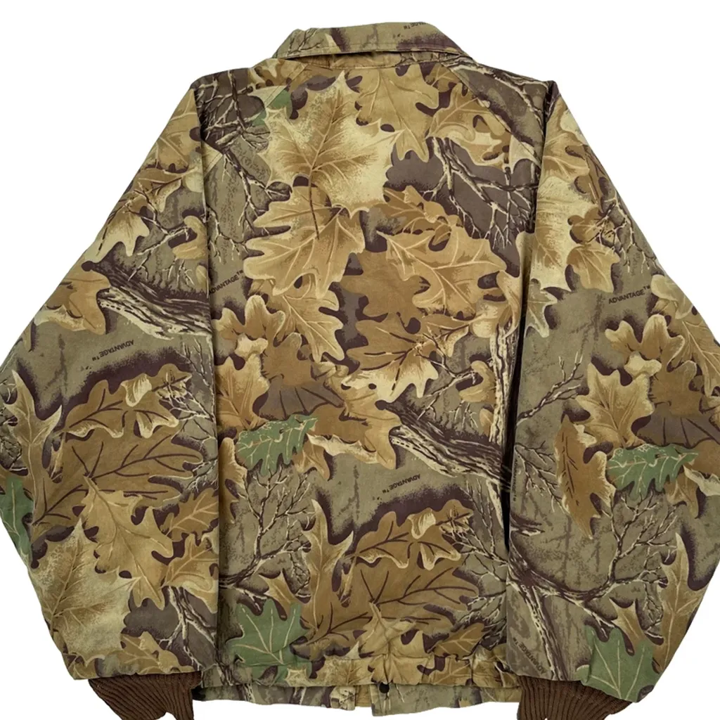 Cropped 10X Detroit Style Camo Jacket - Large Camo Cotton - Image 6