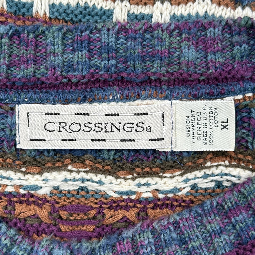 Crossings Jumper - XL Multicoloured Cotton - Image 3