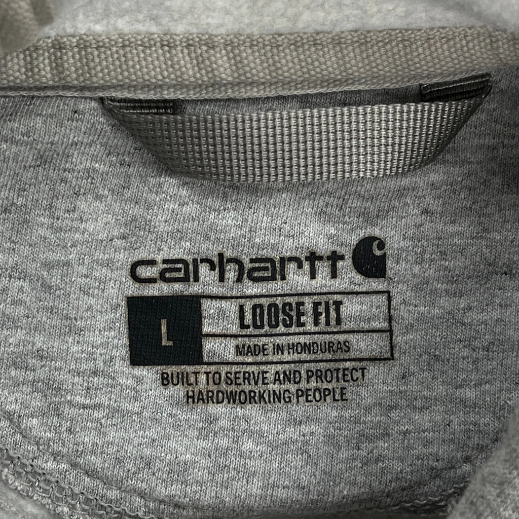 Crosstrac Equipment Carhartt Hoodie - Large Grey Cotton - Image 3