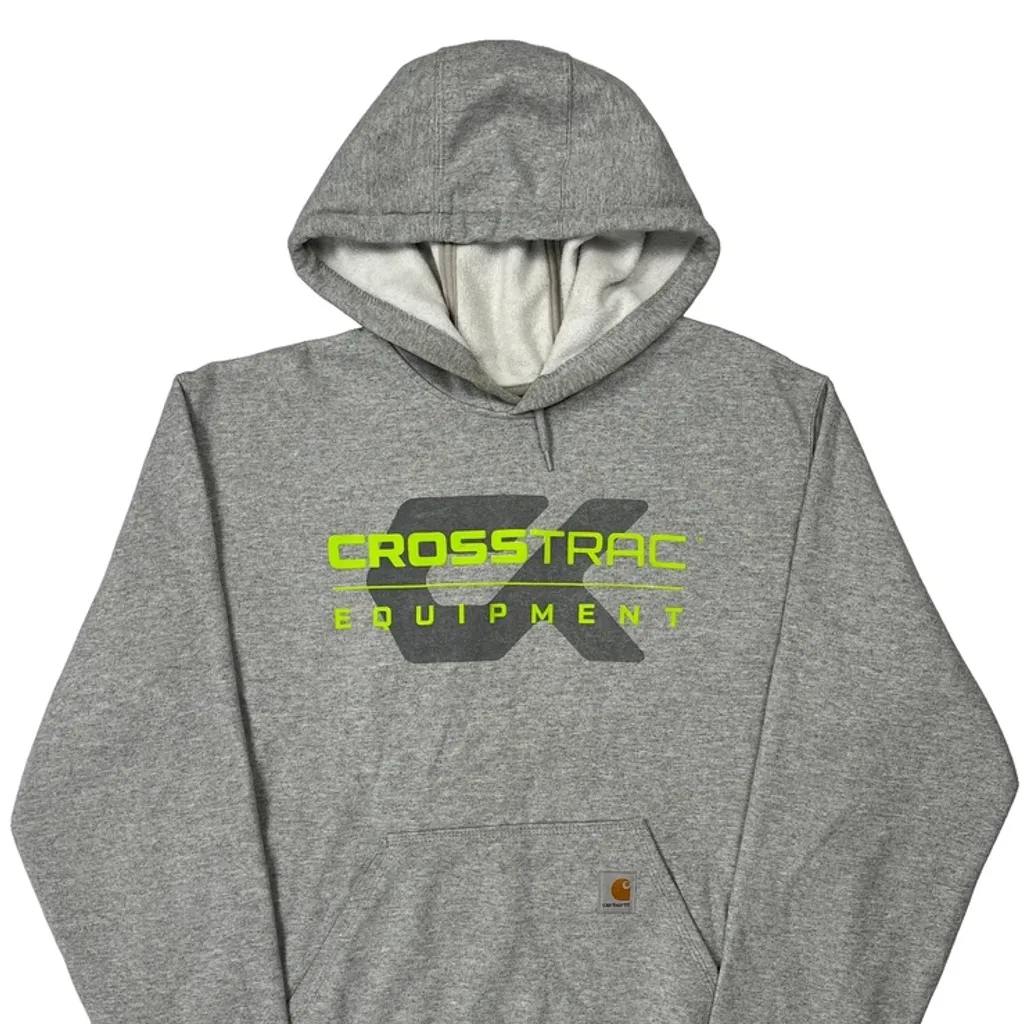 Crosstrac Equipment Carhartt Hoodie - Large Grey Cotton - Image 4