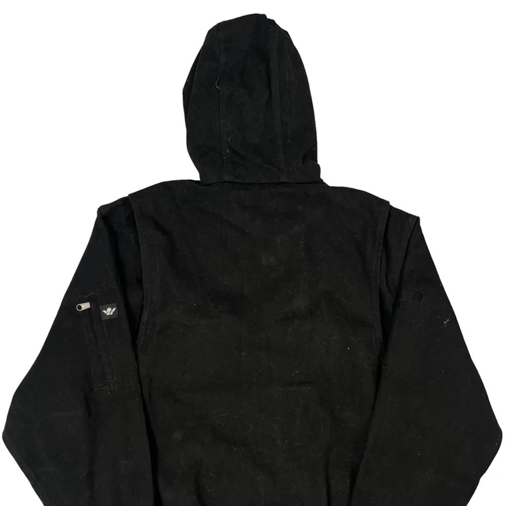 Crown Workwear Jacket - Medium Black Cotton - Image 7
