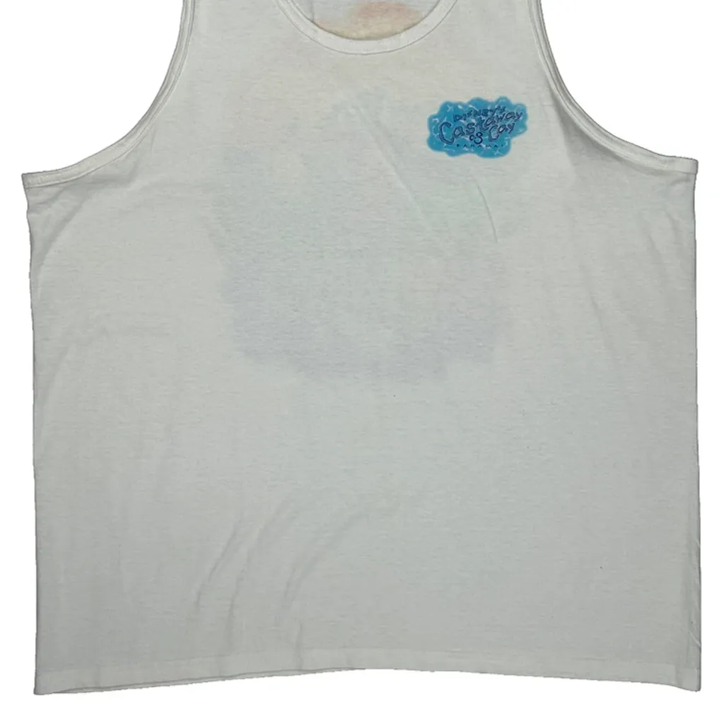 Cruise Line Disney Cartoon Vest - XL White Cotton - Image 4