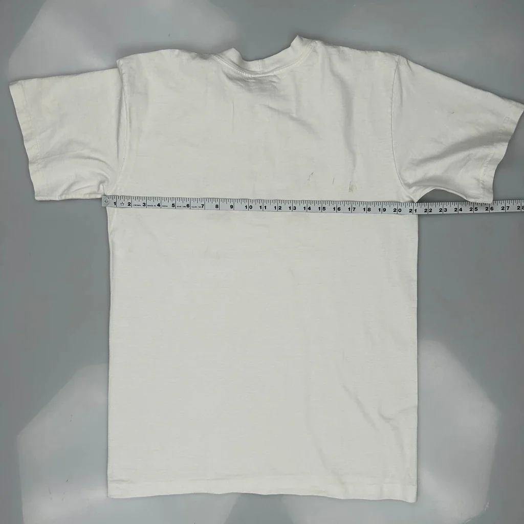 Cruise Line Logo Unbranded Graphic T-Shirt - Medium White Cotton - Image 3