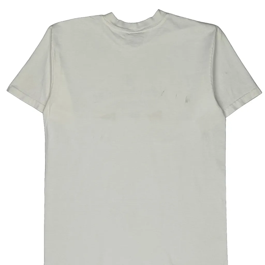 Cruise Line Logo Unbranded Graphic T-Shirt - Medium White Cotton - Image 7