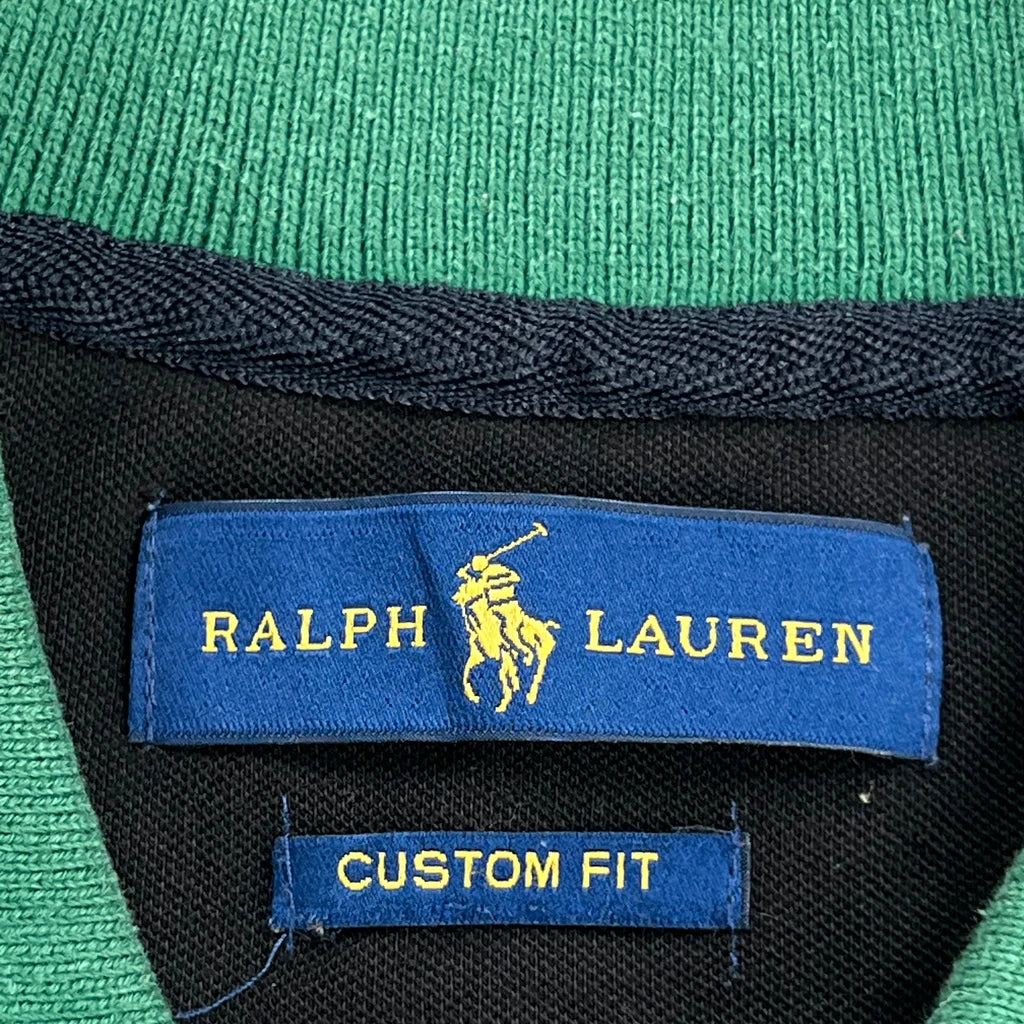 Custom Fit Ralph Lauren Polo Shirt - No Size Green Cotton - Image 4