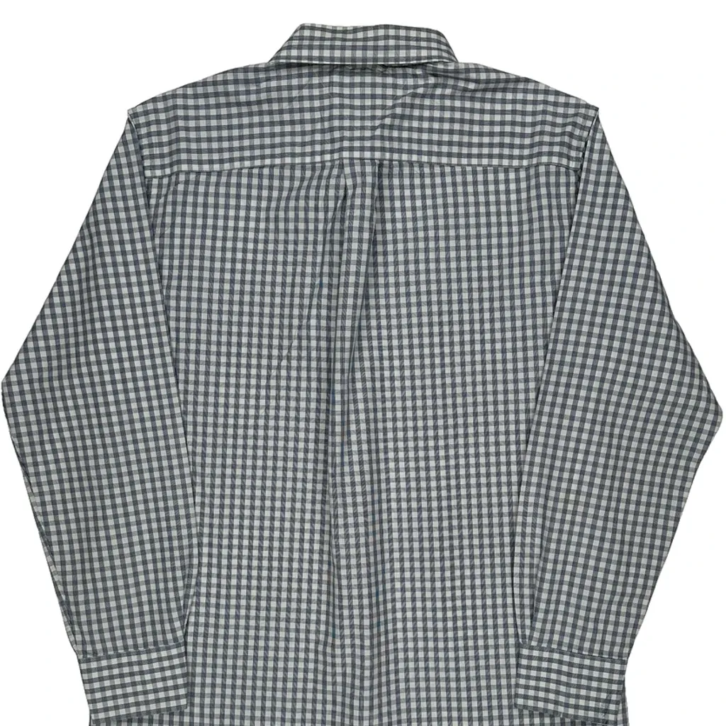 Custom Fit Tommy Hilfiger Checked Shirt - XL Blue Cotton - Image 7
