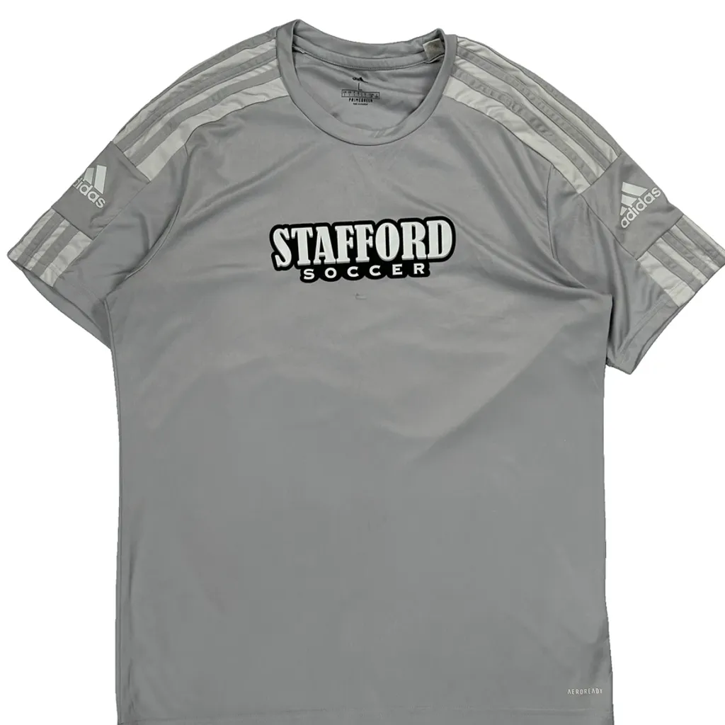 D.C. United Adidas Football Shirt - Large Grey Polyester - Image 4