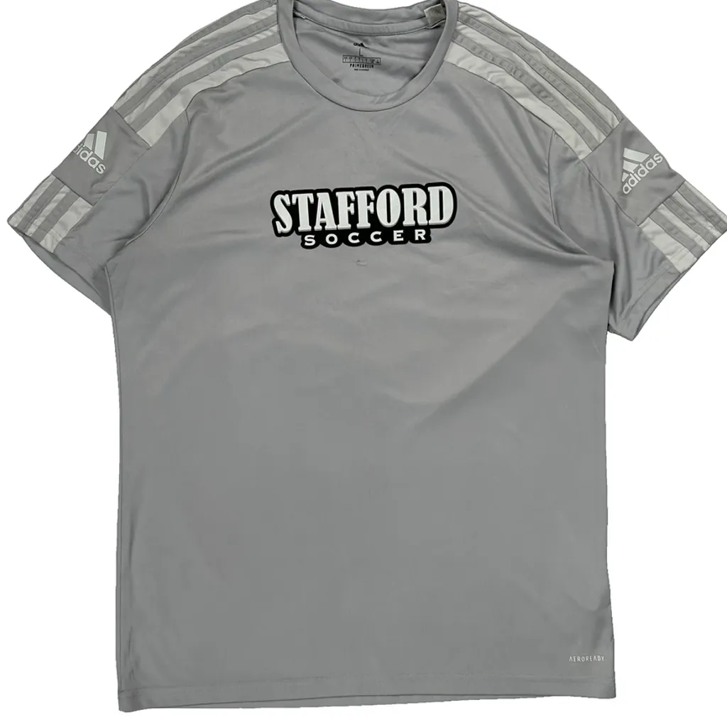 D.C. United Adidas Football Shirt - Large Grey Polyester - Image 5