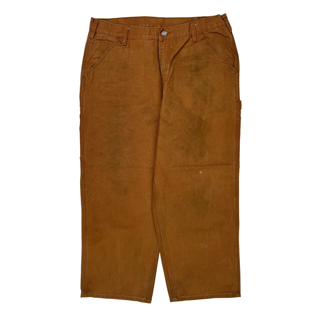 Dakota Grizzly Carpenter Pants - 36W 29L Brown Cotton - Image 2