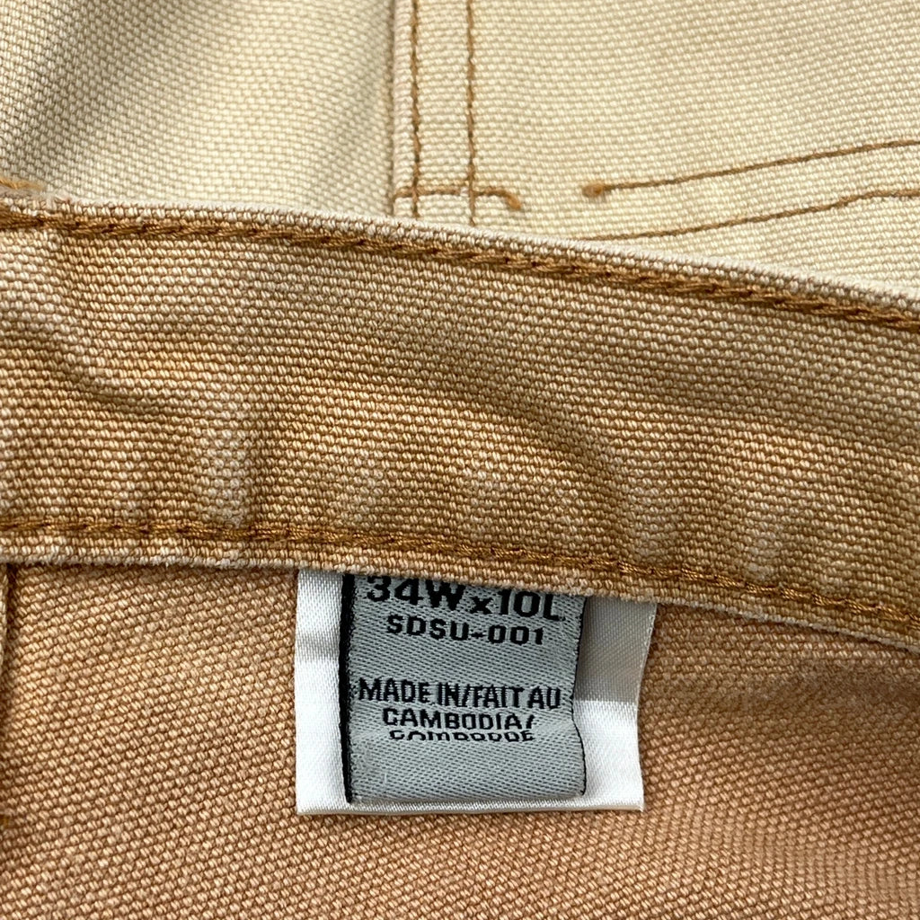 Dakota Grizzly Carpenter Shorts - 32W 10L Beige Cotton - Image 6