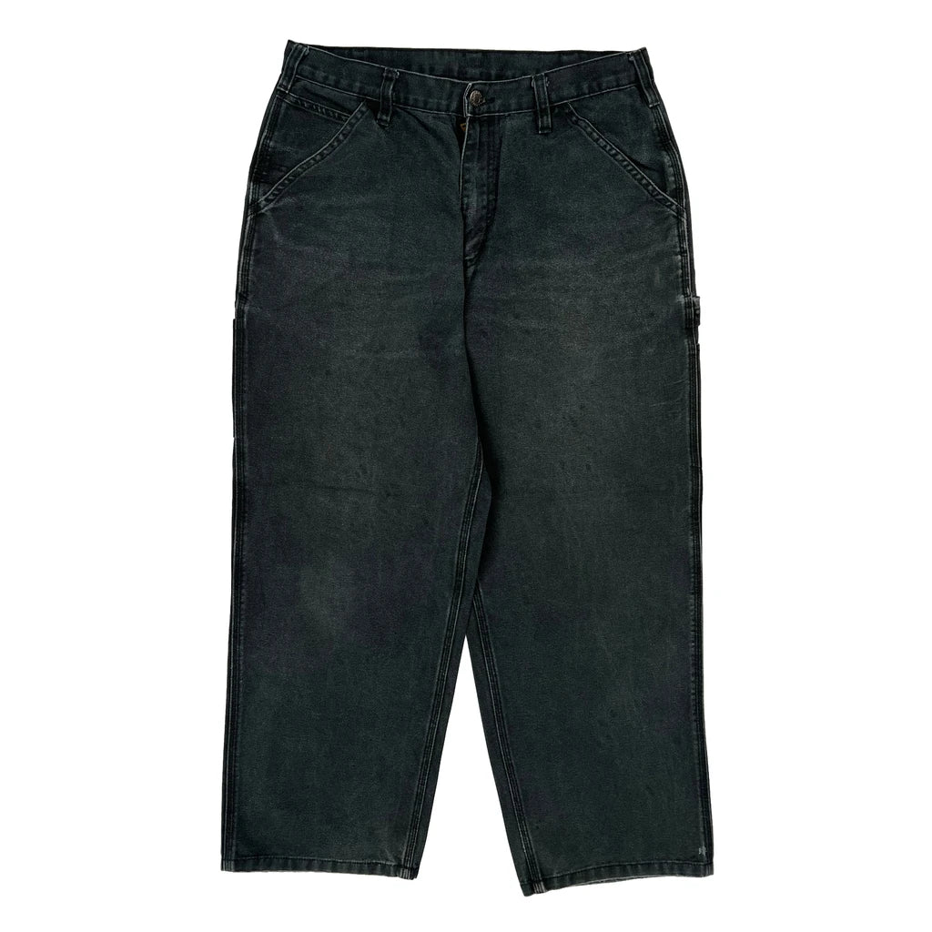 Dakota Grizzly Carpenter Trousers - 31W 30L Black Cotton - Image 2
