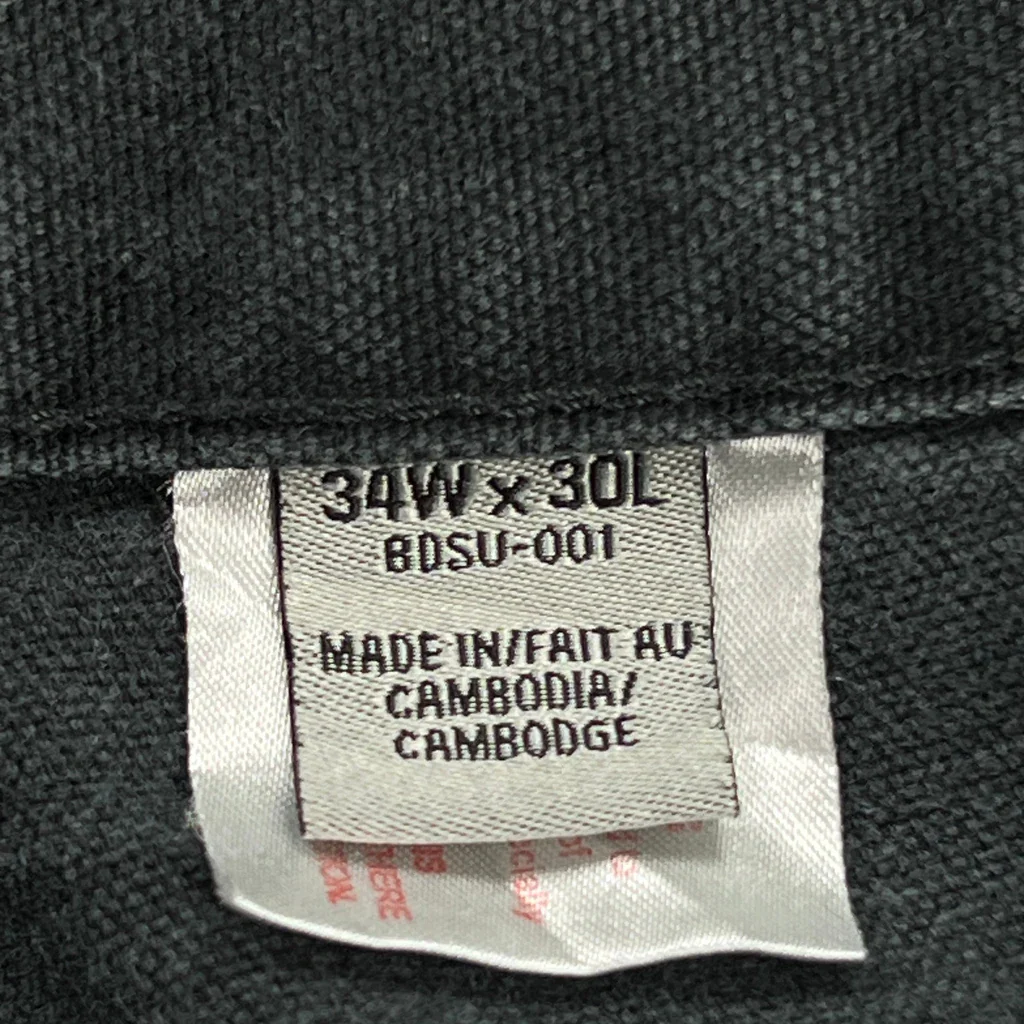 Dakota Grizzly Carpenter Trousers - 31W 30L Black Cotton - Image 6