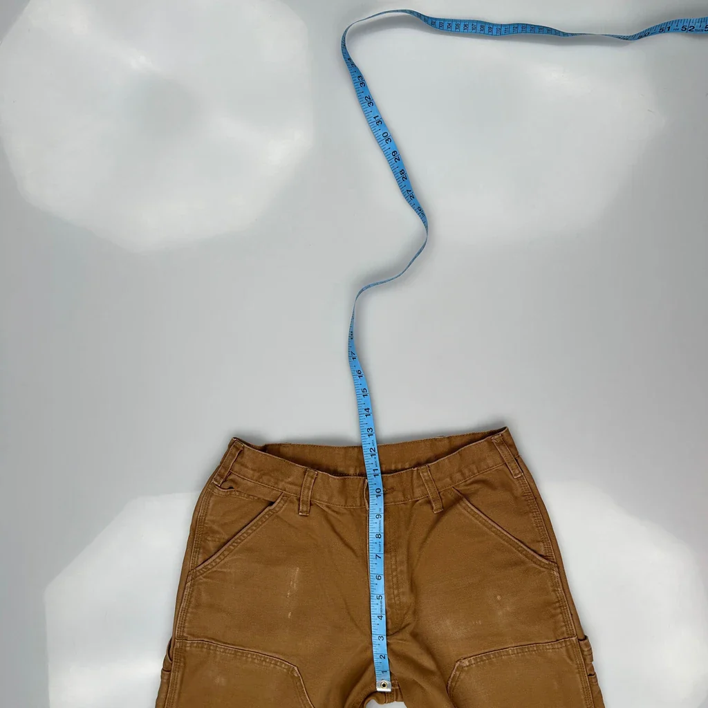 Dakota Grizzly Double Knee Carpenter Trousers - 30W 29L Brown Cotton - Image 4