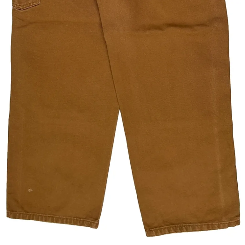 Dakota Grizzly Double Knee Carpenter Trousers - 30W 29L Brown Cotton - Image 7