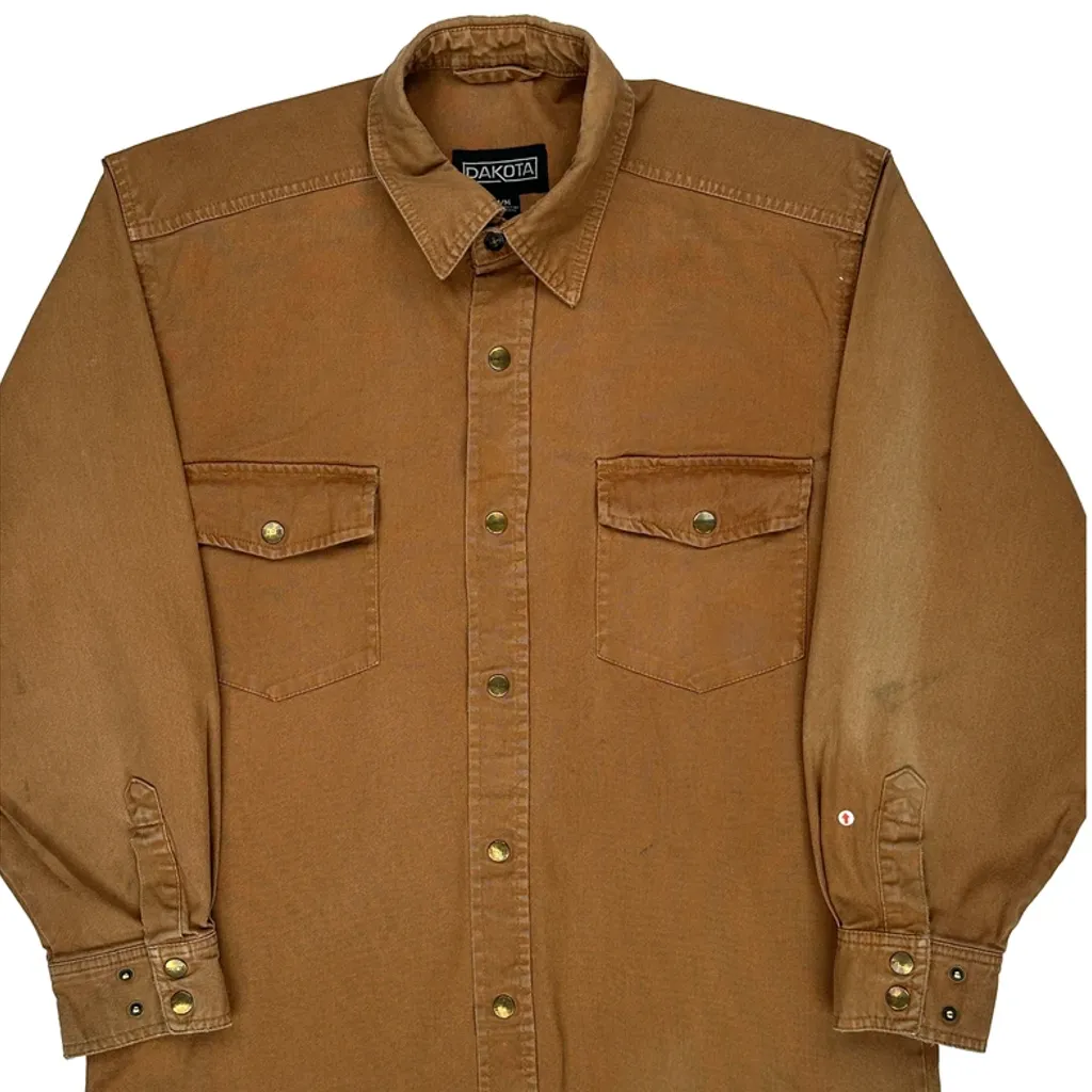 Dakota Grizzly Shirt - Medium Brown Cotton - Image 8