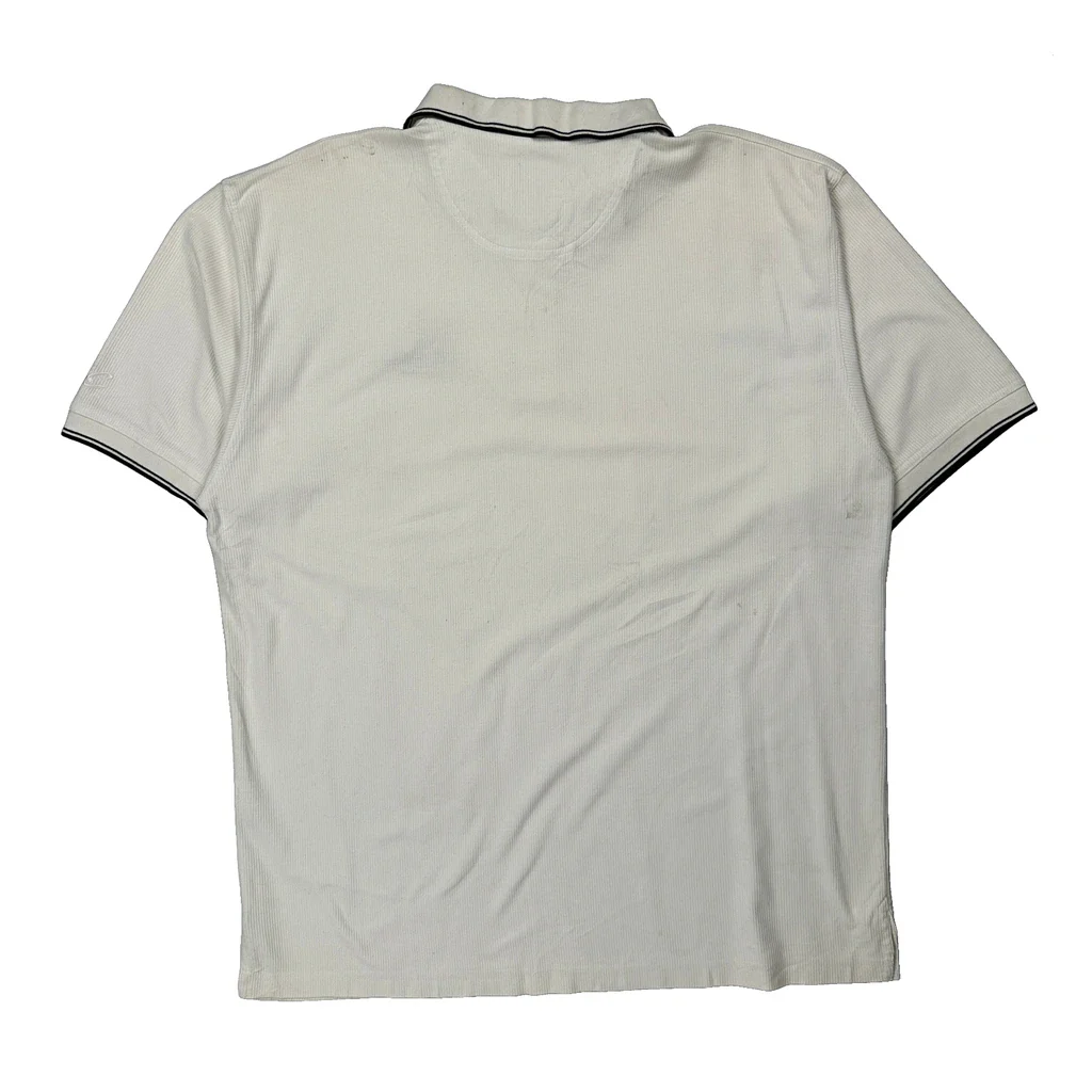 Dale Earnhardt Chase Authentics Nascar Polo Shirt - XL White Cotton Blend - Image 2