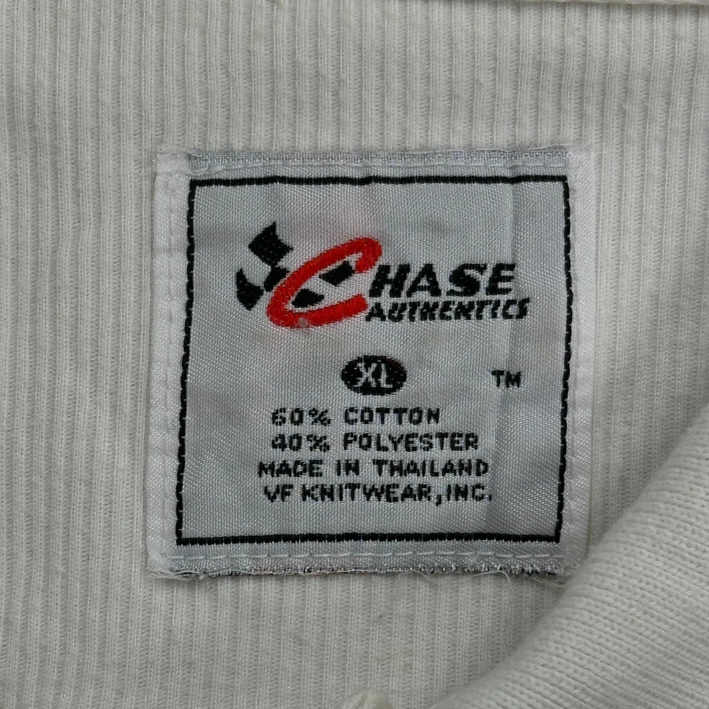 Dale Earnhardt Chase Authentics Nascar Polo Shirt - XL White Cotton Blend - Image 3