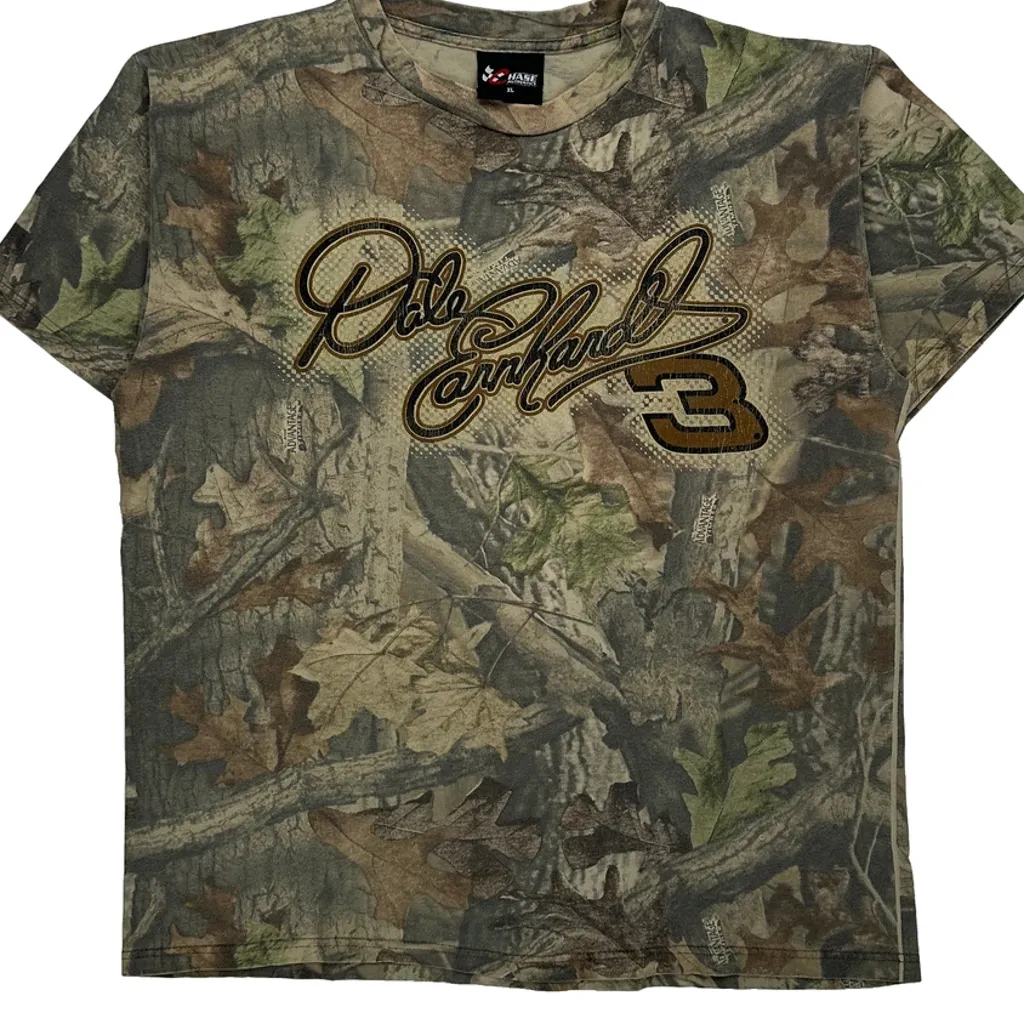 Dale Earnhardt Chase Authentics Camo T-Shirt - XL Camo Cotton - Image 4