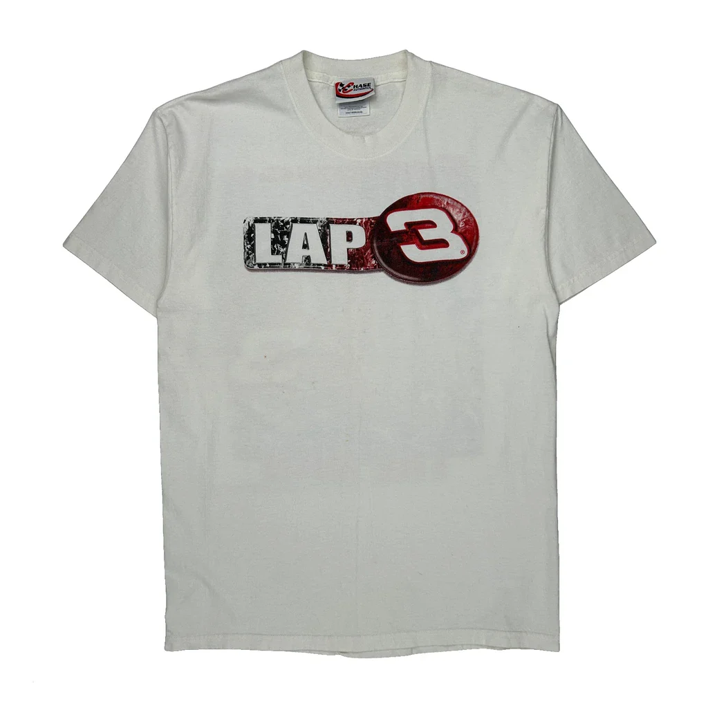 Dale Earnhardt Chase Authentics Nascar T-Shirt - Medium White Cotton