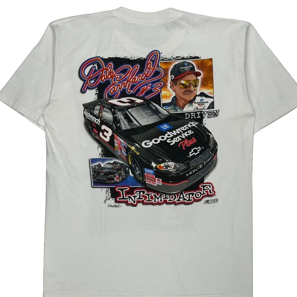 Dale Earnhardt Chase Authentics Nascar T-Shirt - Medium White Cotton - Image 7