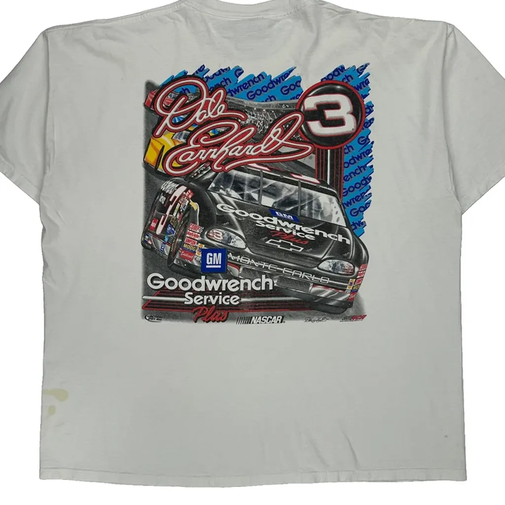 Dale Earnhardt Chase Authentics Nascar T-Shirt - XL White Cotton - Image 6