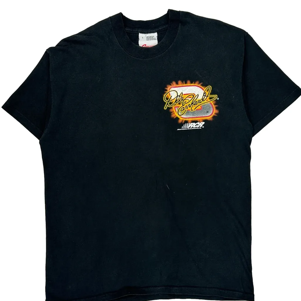 Dale Earnhardt Competitors View Nascar T-Shirt - Large Black Cotton - Image 4