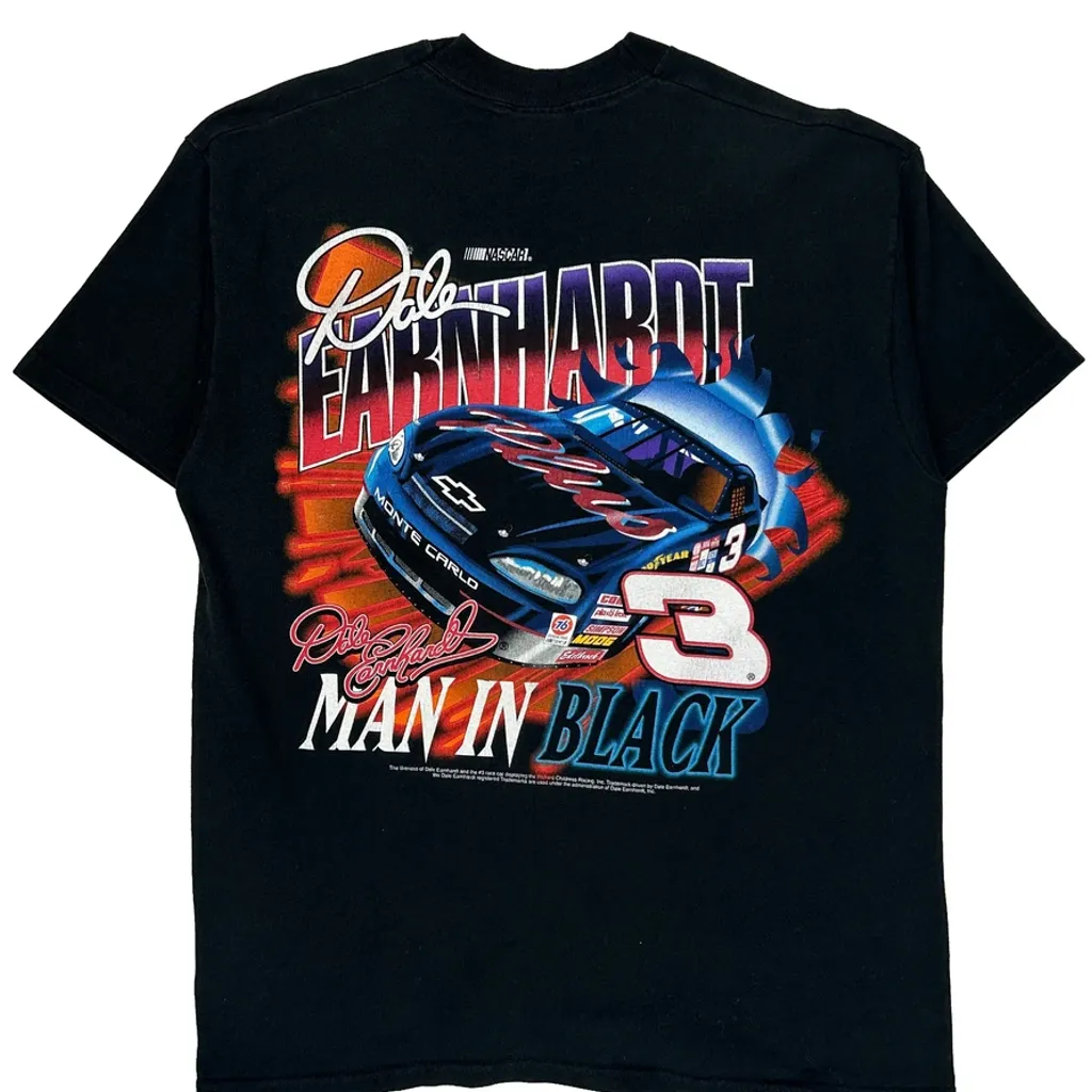 Dale Earnhardt Competitors View Nascar T-Shirt - Large Black Cotton - Image 6