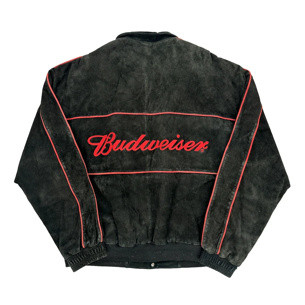 Dale Earnhardt Jr. Chase Authentics Nascar Leather Jacket - XL Black Leather - Image 2