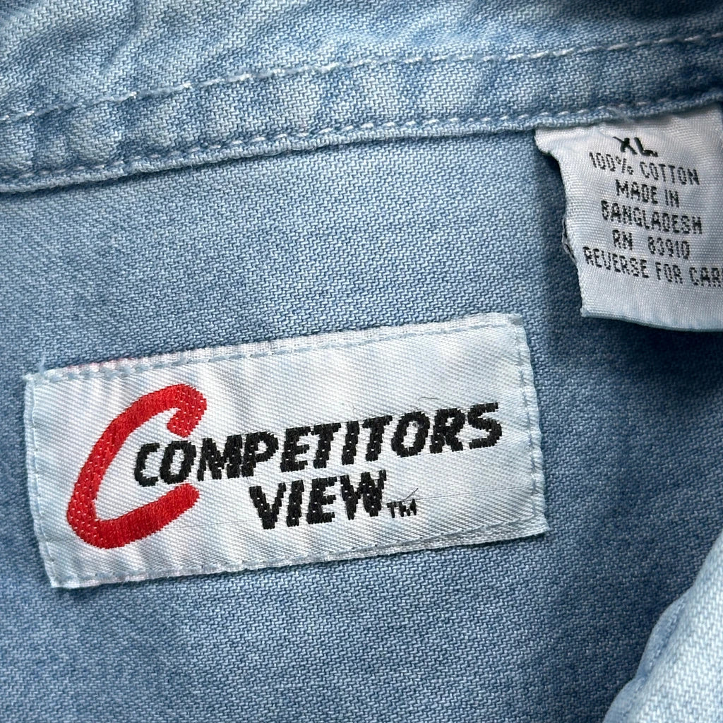 Dale Earnhardt Jr. Competitors View Nascar Denim Shirt - XL Blue Cotton - Image 3