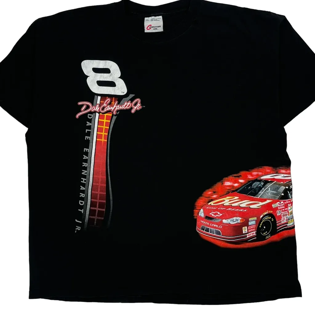 Dale Earnhardt Jr. Competitors View Nascar T-Shirt - 2XL Black Cotton - Image 4