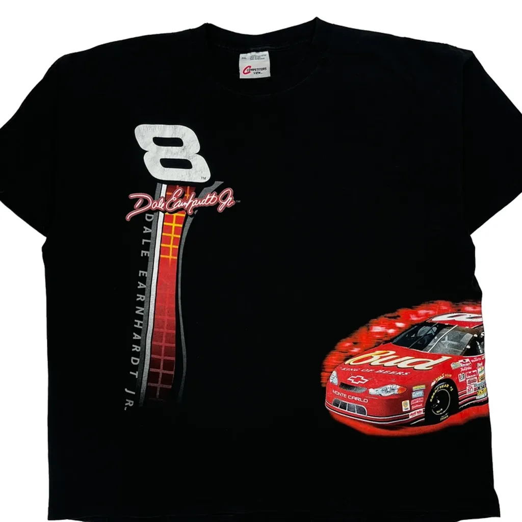 Dale Earnhardt Jr. Competitors View Nascar T-Shirt - 2XL Black Cotton - Image 5
