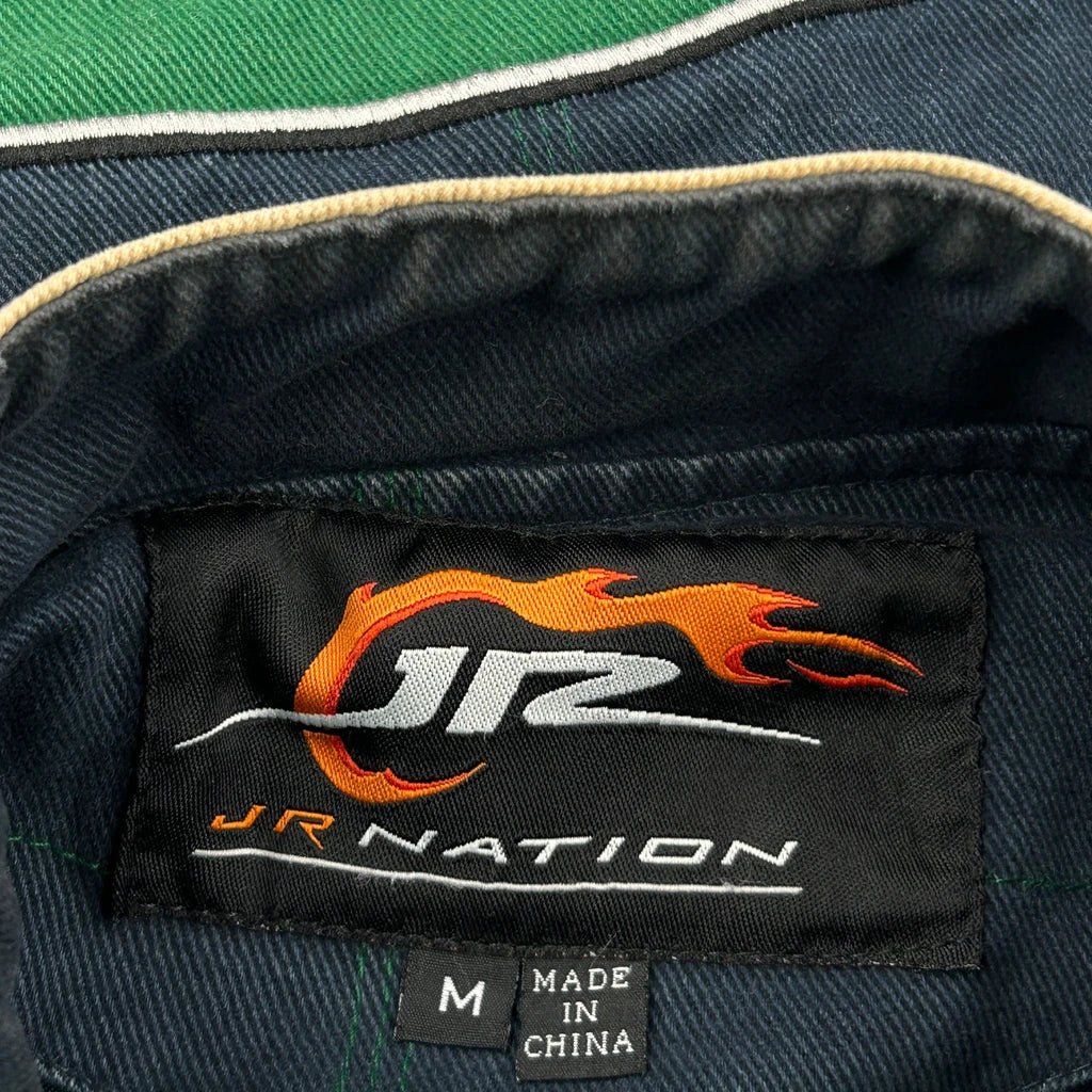 Dale Earnhardt Jr. National Guard Adidas Nascar Bomber Jacket - Medium Black Cotton - Image 3
