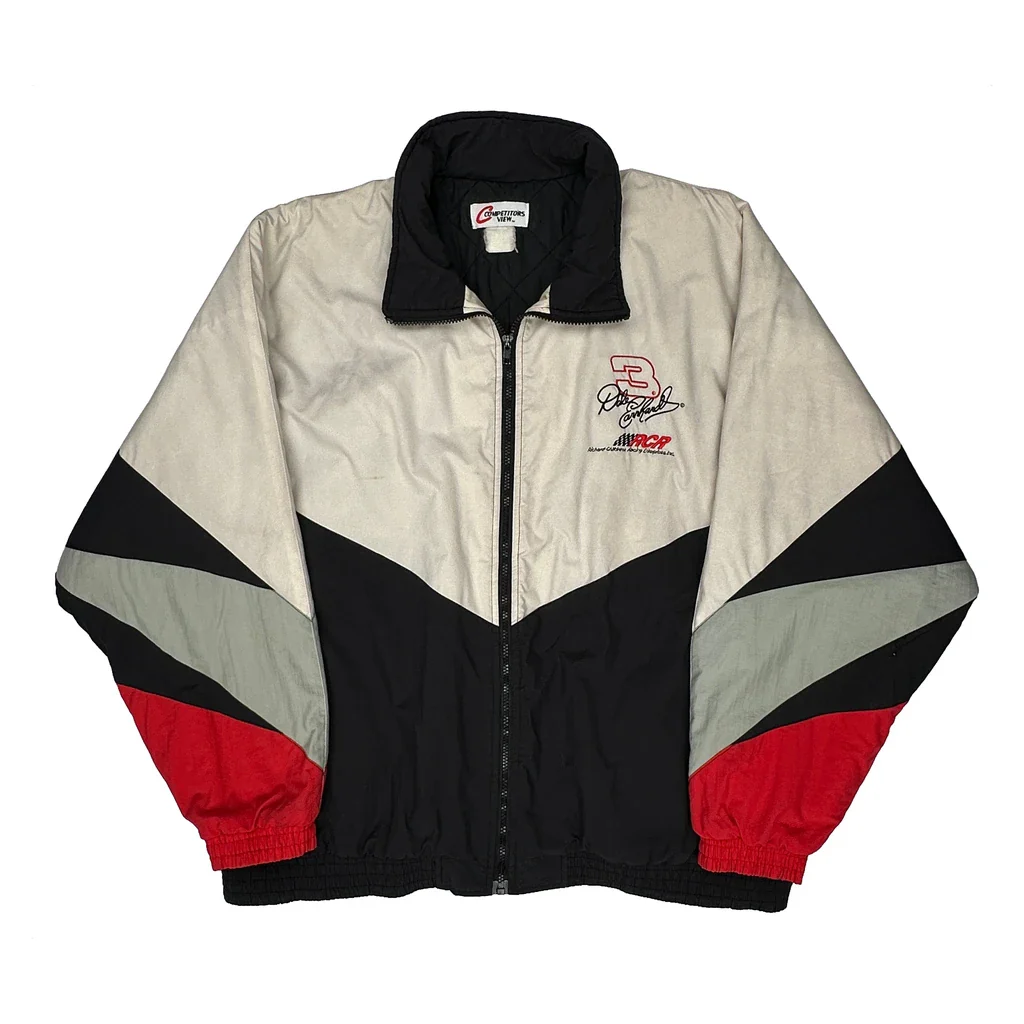 Dale Earnhardt Nascar Windbreaker - 2XL Black Polyester
