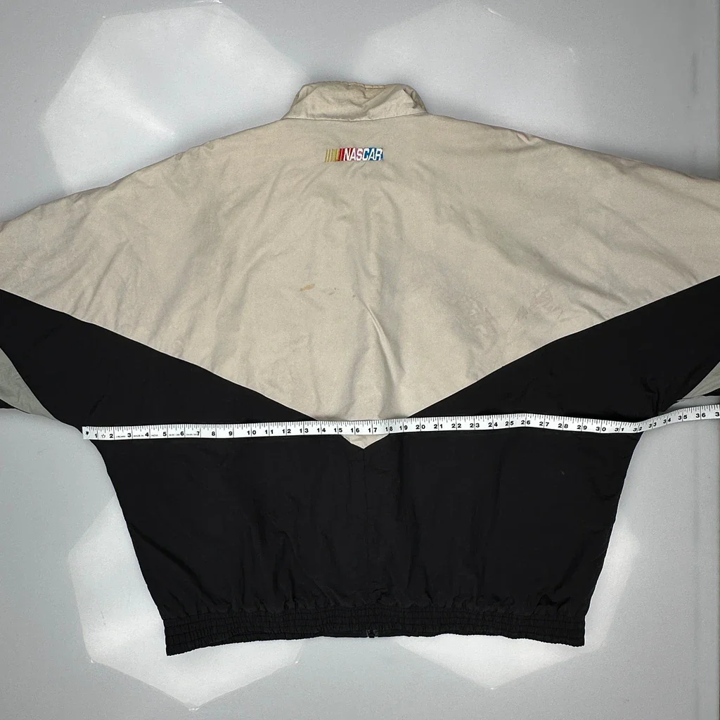 Dale Earnhardt Nascar Windbreaker - 2XL Black Polyester - Image 3