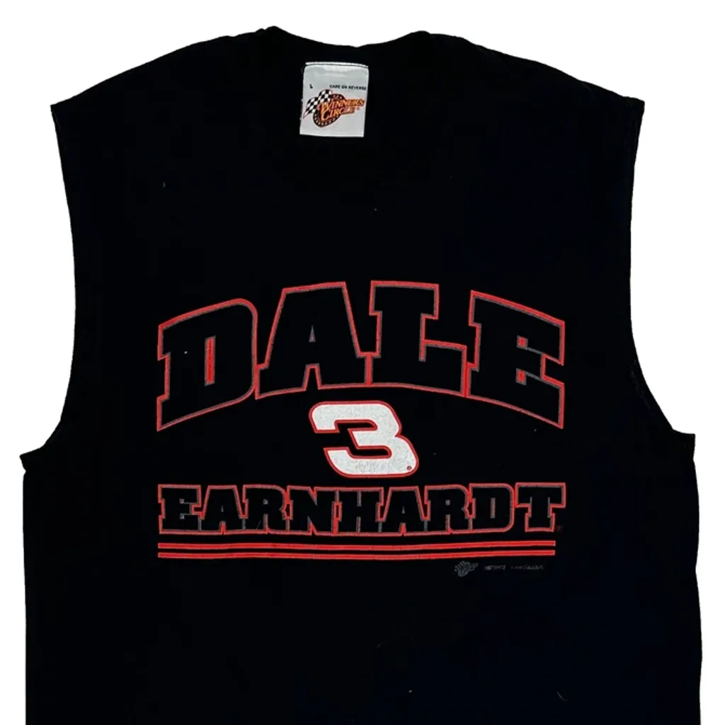 Dale Earnhardt Winners Circle Nascar T-Shirt - Large Black Cotton - Image 5