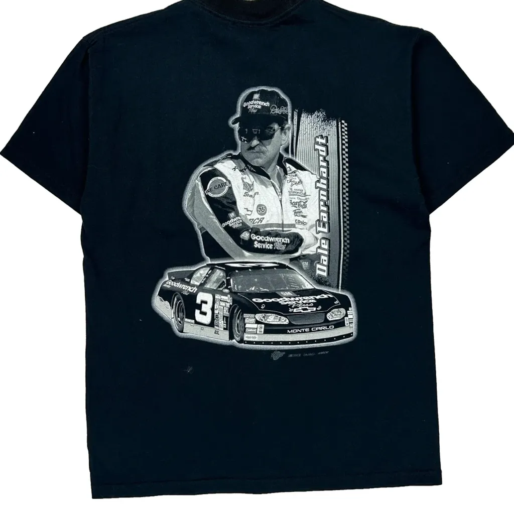 Dale Earnhardt Winners Circle Nascar T-Shirt - Medium Black Cotton - Image 7