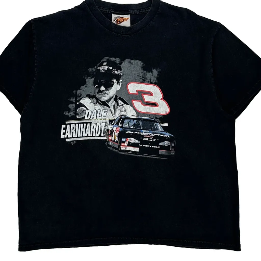 Dale Earnhardt Winners Circle Nascar T-Shirt - 2XL Black Cotton - Image 4