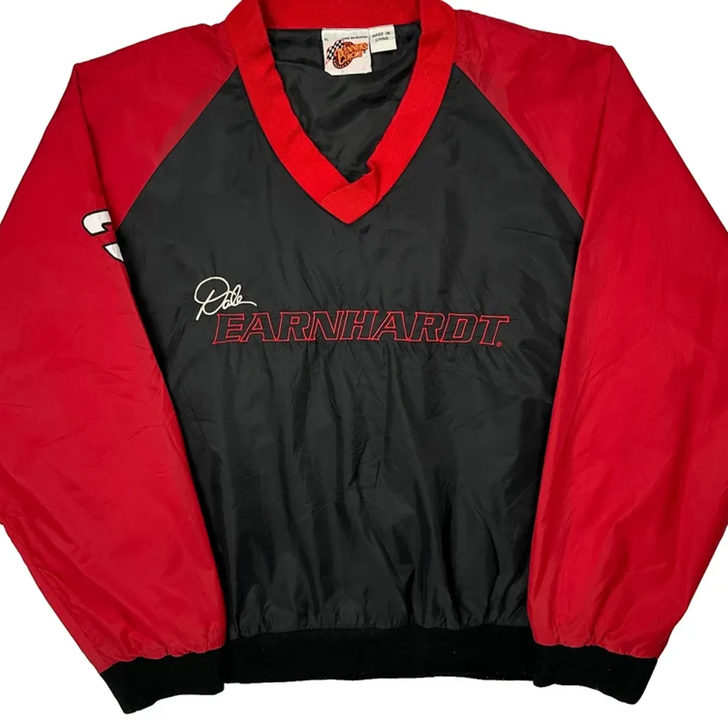 Dale Earnhardt Winners Circle Graphic Windbreaker - XL Black Polyester - Image 5