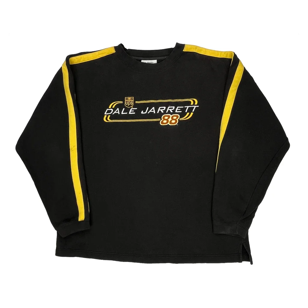 Dale Jarrett Chase Authentics Nascar Long Sleeve T-Shirt - Large Black Cotton Blend