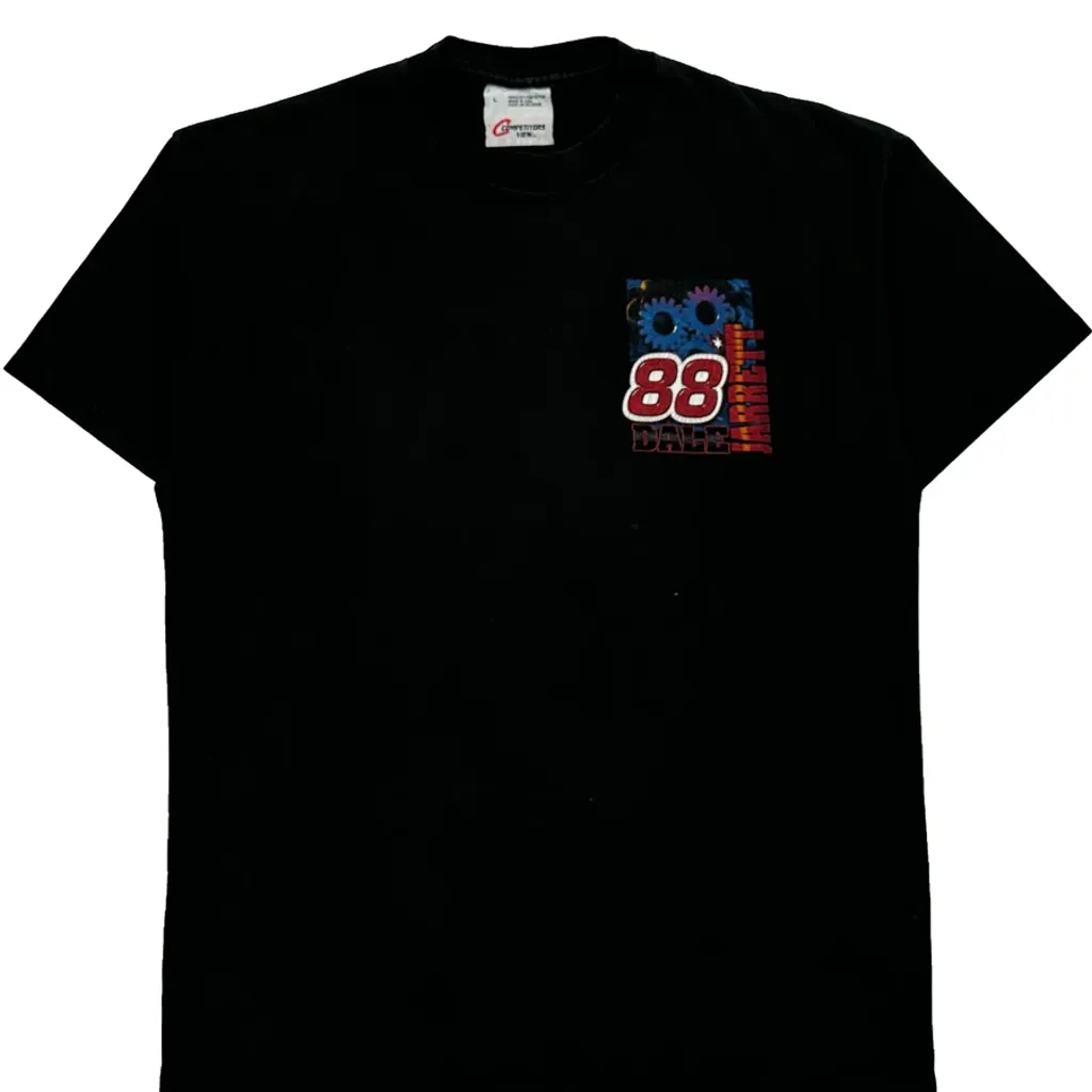 Dale Jarrett Competitors View Nascar T-Shirt - Large Black Cotton - Image 4