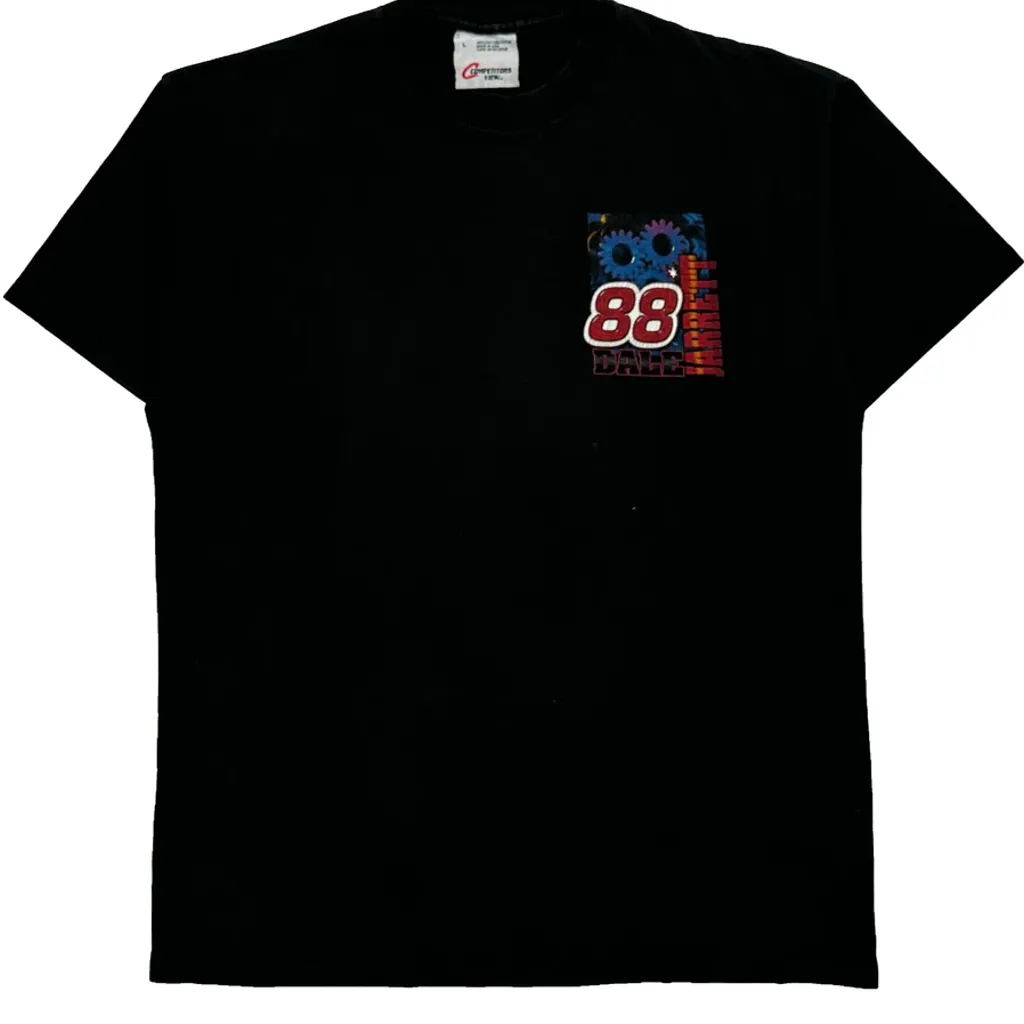 Dale Jarrett Competitors View Nascar T-Shirt - Large Black Cotton - Image 5