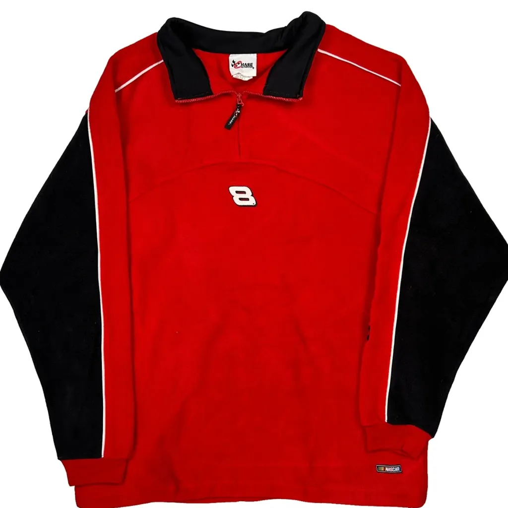 Dale Jr Chase Authentics Nascar Long Sleeve T-Shirt - Large Red Polyester - Image 4