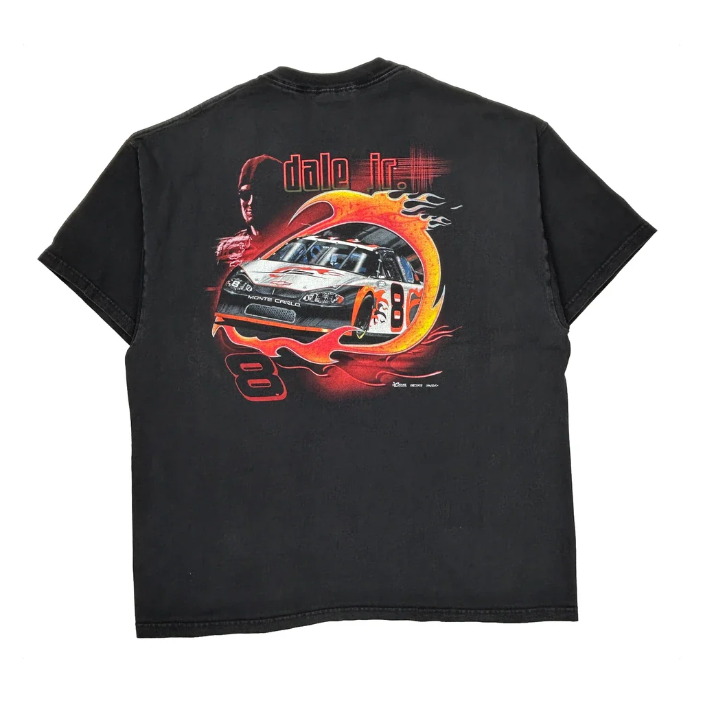 Dale Jr. Chase Authentics Nascar T-Shirt - Large Black Cotton - Image 2