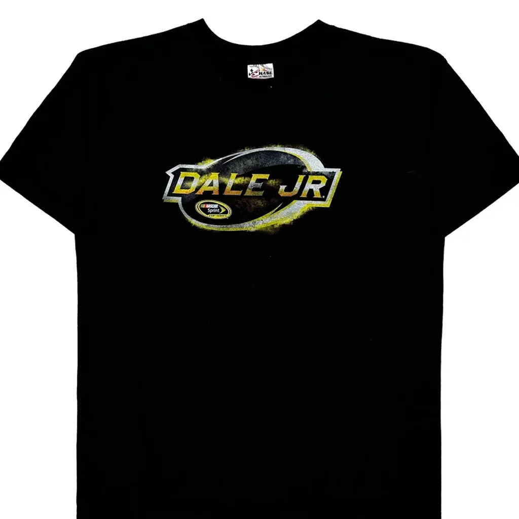 Dale Jr Chase Authentics Nascar T-Shirt - Large Black Cotton - Image 5