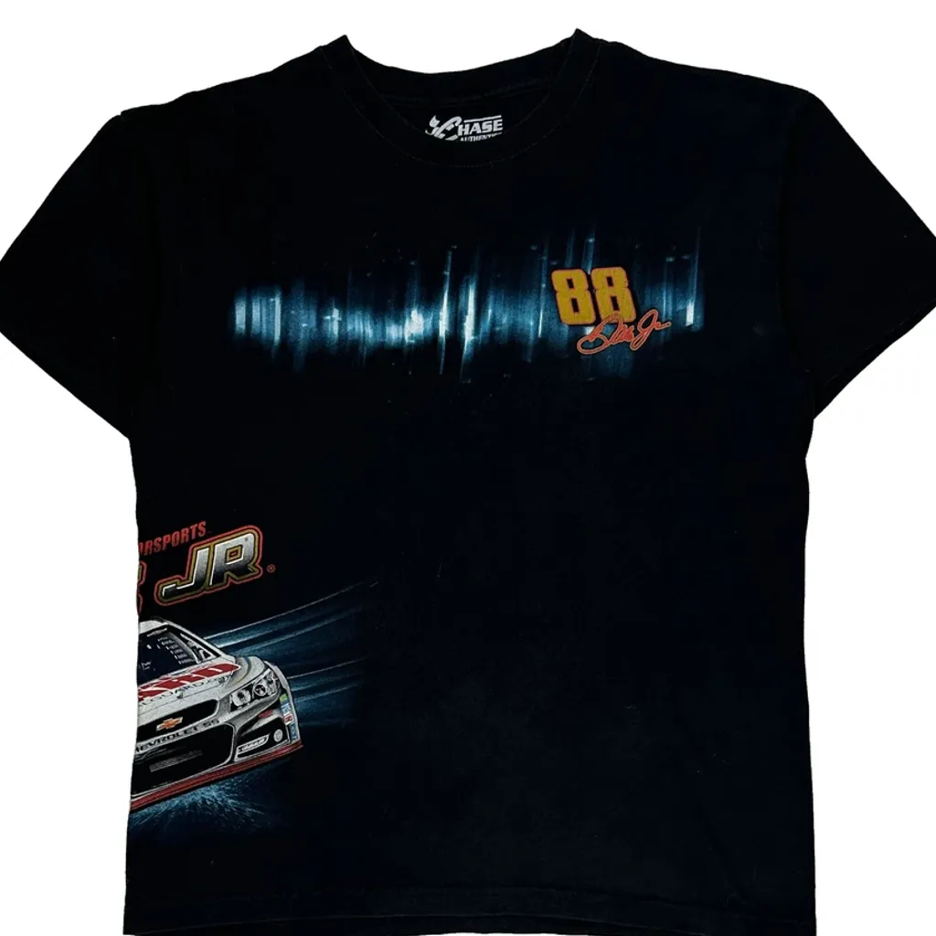 Dale Jr. Chase Authentics Nascar T-Shirt - Medium Black Cotton - Image 4