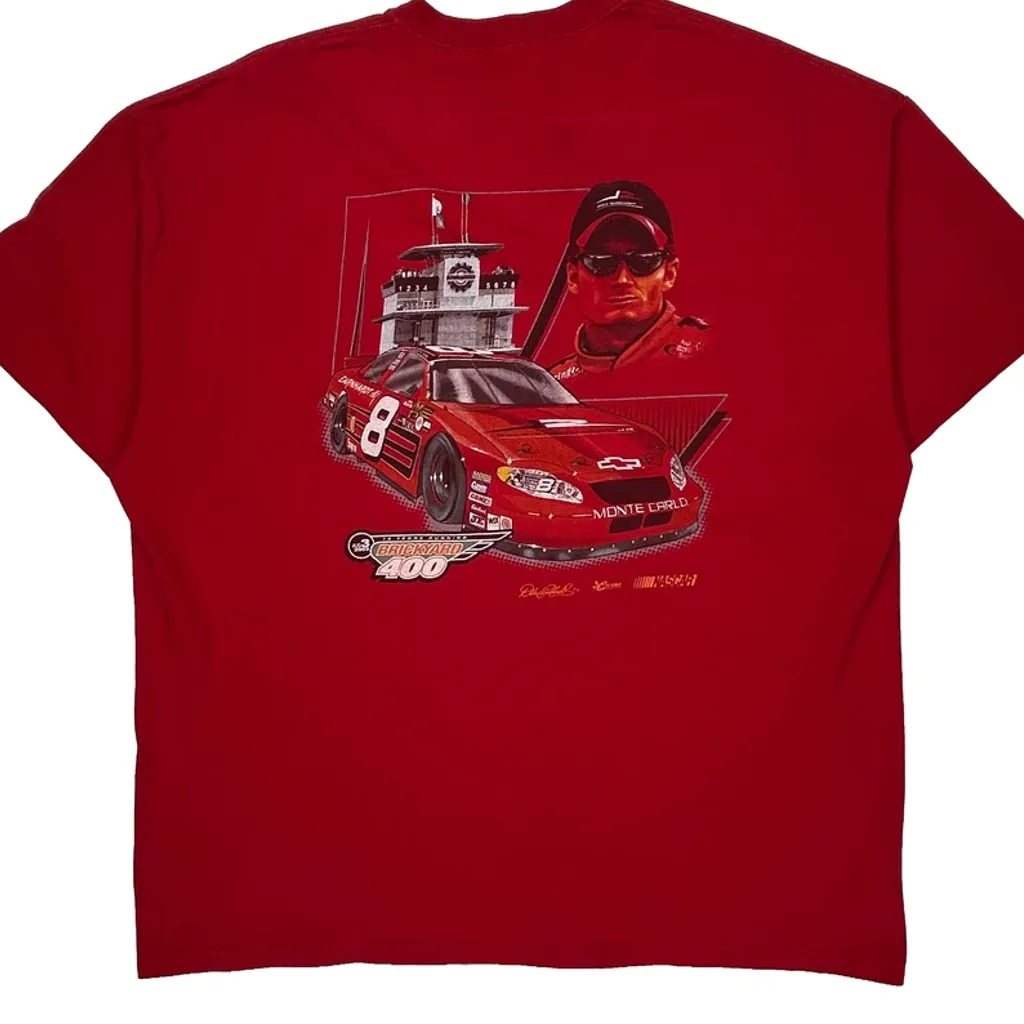 Dale Jr Chase Authentics T-Shirt - XL Red Cotton - Image 7