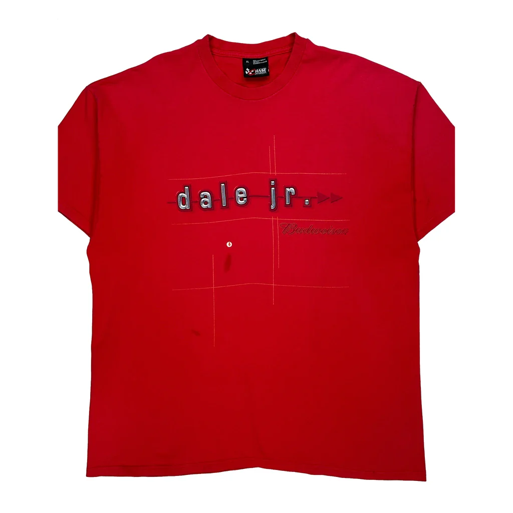 Dale Jr. Chase Authentics Nascar T-Shirt - XL Red Cotton - Image 2